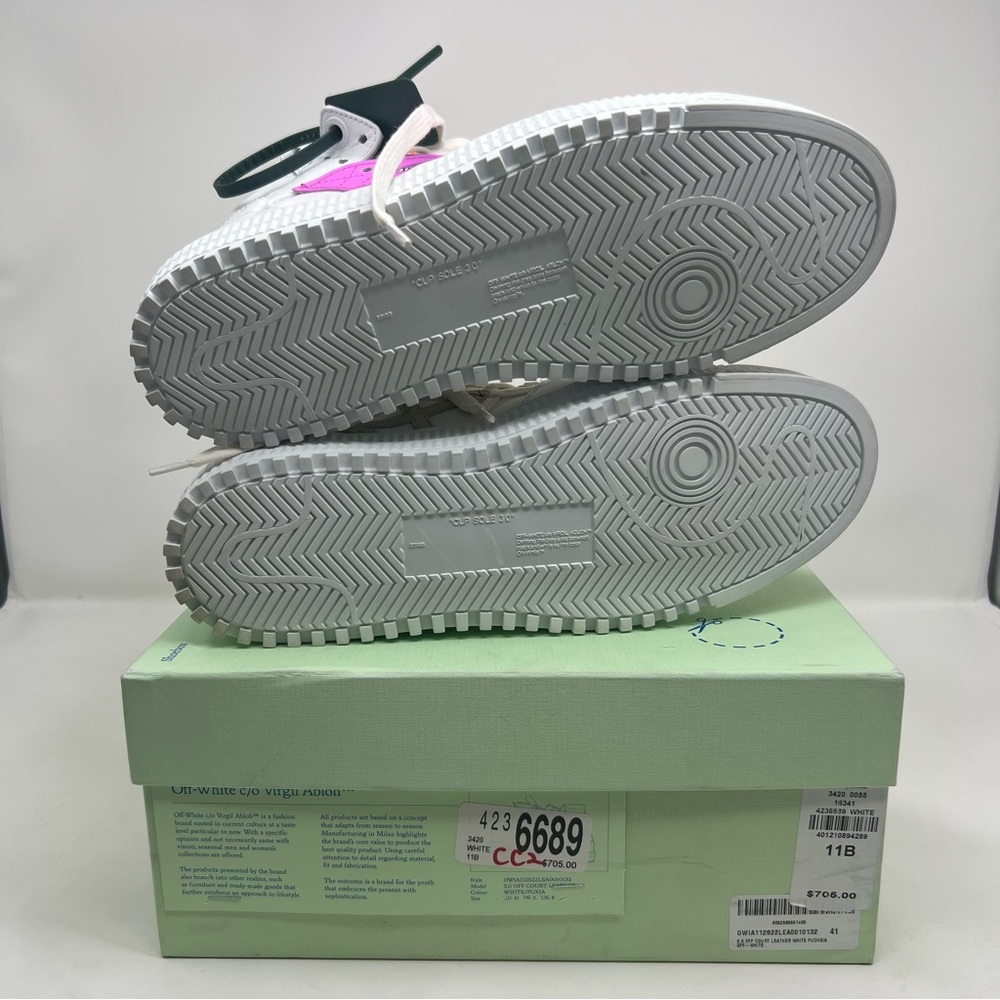 Off-White Off Court 3.0 High Top Sneaker Size 41 / 11 NWT - Picture 13 of 15